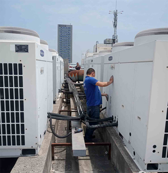 滑县中央空调制热和不制冷系统维修方法